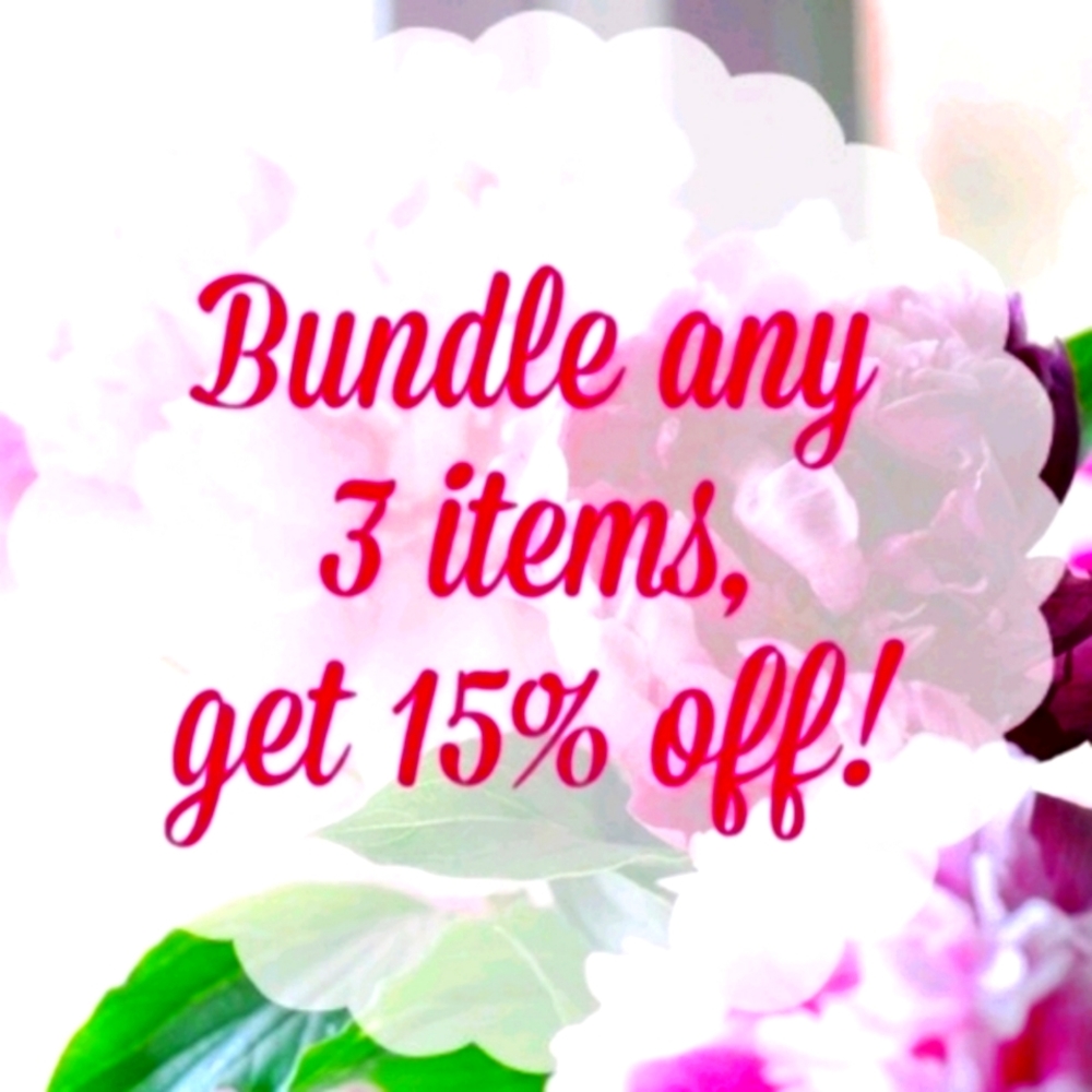 Buy 3 and GET 15% OFF